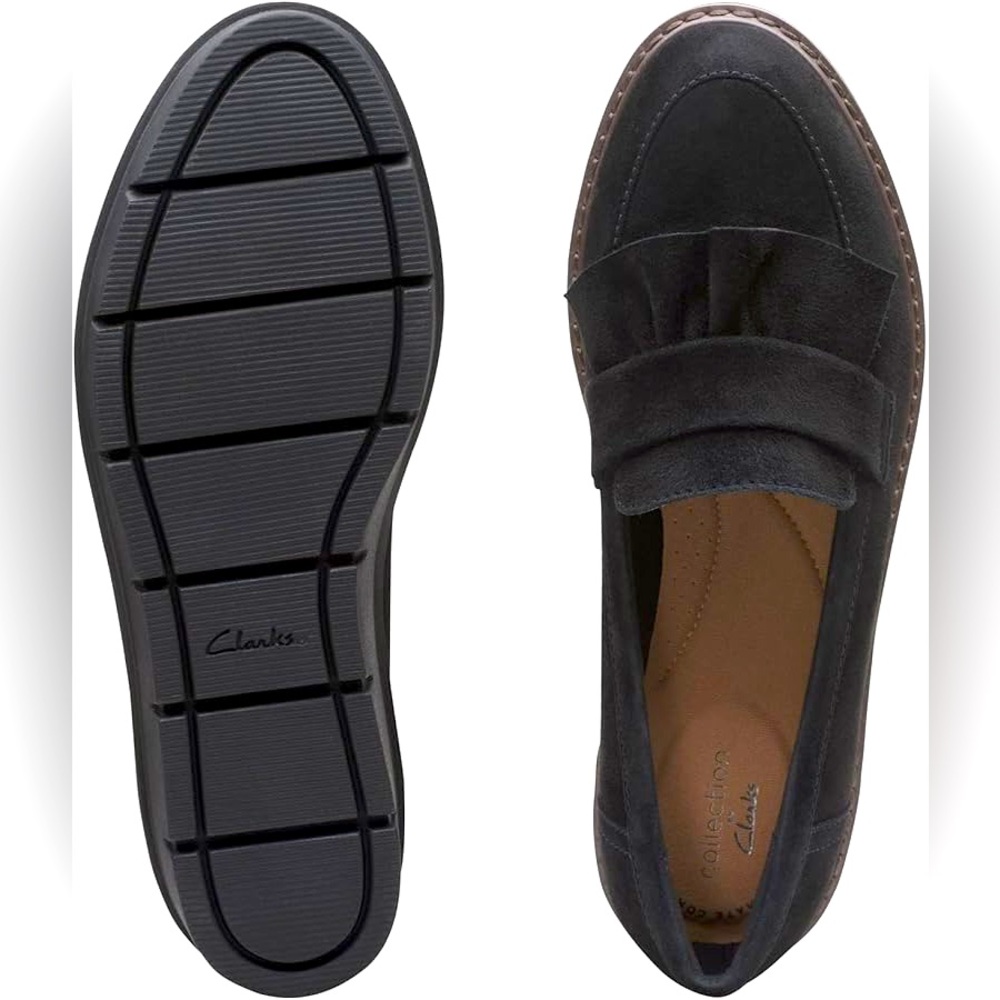 Clarks Womens Airabell Slip
Black
100% Suede